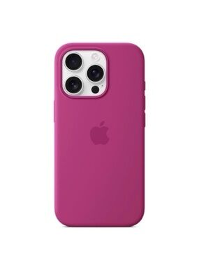 iPhone 16 Pro Silicone Case with MagSafe - Fuchsia | Official APPLE